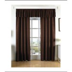 Готов комплект от 5 части за поставяне на релса или тръбен корниз, 2бр. завеси,  драперия и 2бр. коланчета, код-20107