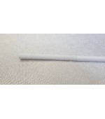 Алуминиева пръчка за придвижване на пердета и завеси с дължина 75см. цвят бял и хром-мат, код-10000325