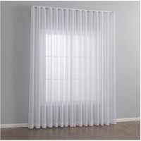 Готово перде за директно окачване, воал-батиста устойчиво на намачкване с набиране 1:2 и вградена оловна нишка, размер 245х600, код-2025100-1 Готово перде за директно окачване, воал-батиста устойчиво на намачкване с набиране 1:2 и вградена оловна нишка, размер 245х600, код-2025100-1