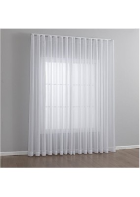 Готово перде за директно окачване, воал-батиста устойчиво на намачкване с набиране 1:2 и вградена оловна нишка, размер 245х600, код-2025100-1 Готово перде за директно окачване, воал-батиста устойчиво на намачкване с набиране 1:2 и вградена оловна нишка, размер 245х600, код-2025100-1