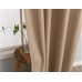Готова завеса имитираща лен плюс коланче, за директно окачване с вълнообразно фиксирано набиране 1:2, цвят таупе, 245х145 и 245х300, код-2025110-2 от 19.99 евро