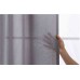 Готова завеса имитираща лен плюс коланче, за бързо директно окачване с вълнообразно набиране 1:2, цвят сив, код-2025100 Готова завеса имитираща лен плюс коланче, за бързо директно окачване с вълнообразно набиране 1:2, цвят сив, код-2025100