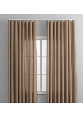 Готова завеса имитираща лен плюс коланче, за директно окачване с вълнообразно фиксирано набиране 1:2, цвят таупе, 245х145 и 245х300, код-2025110-2 от 19.99 евро Готова завеса имитираща лен плюс коланче, за директно окачване с вълнообразно фиксирано набиране 1:2, цвят таупе, 245х145 и 245х300, код-2025110-2 от 19.99 евро