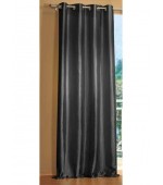 Стилна тафта завеса с вградени халки за окачване на тръбен корниз в зелено и черно, размер 245x140см. код-20330