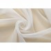 Готово ефирно бяло перде от фин муселин с оловна нишка в 29 размера с пришита универсална ширит лента -перделък  готово веднага за поставяне на релса или корниз, код-610011