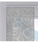 Готова полупрозрачна панел завеса-японска стена, размер 245x60см. за окачване на ПВЦ или алуминиева релса, 4 цвята, код-85614