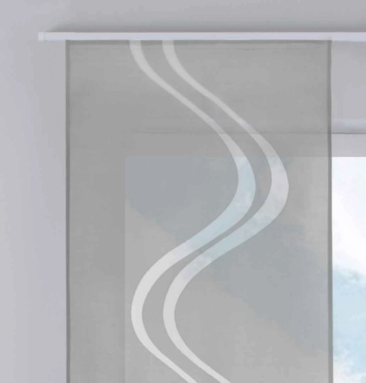 Готова полупрозрачна панел завеса-японска стена, размер 245x60см. за окачване на ПВЦ или алуминиева релса, 4 цвята, код-85615