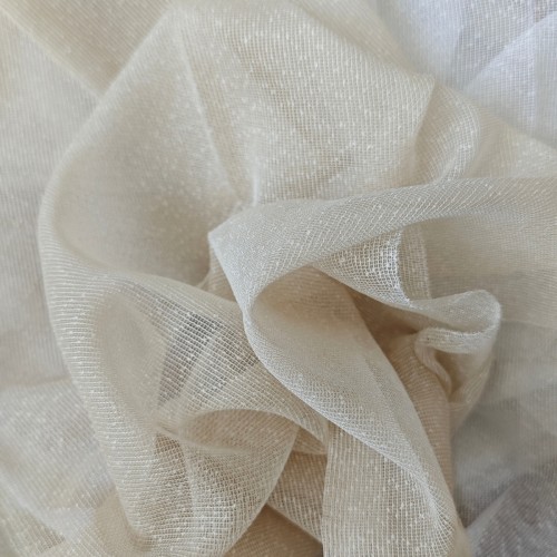 Ефирен плат с меланжиран ефект за тънки дневни пердета, код-L00993-DE4008