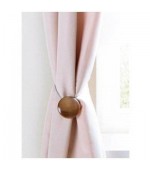 Декоративна магнитна щипка за превързване на завеси и пердета цвят перлено кафяв, код-651789