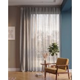 Плат с ленена текстура за тънки и ефирни пердета, код-36048-DM9808