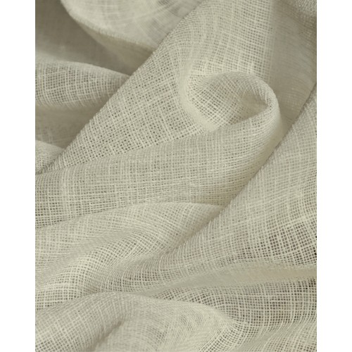 Плат с ленена текстура за тънки и ефирни пердета, код-36048-001