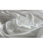 Плат сатен за завеси и покривки цвят бял и екрю с ширина 280см.