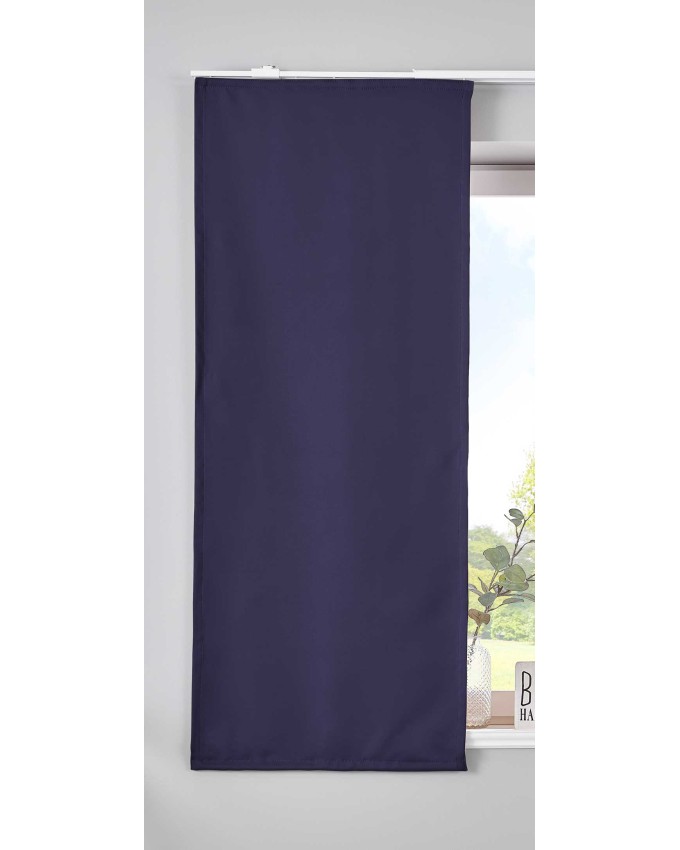 3 размера, Японска стена  блекаут »Ню Йорк« -Термо Панелна Плъзгаща  се Завеса, за обикновена Релса, цвят Тъмно Син код-202020680-022