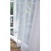 Ефирно перде 245x145см. ленен ефект, »DOHA« с коланче модерен дизайн с линии, лесна за поддръжка код-2023490