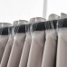 100% Blackout Завеса за Пълен Мрак, Термо и Шумоизолираща с коланче цвят Таупе, 175х140 и 245х140 за Релса и Корниз код-2023600-012