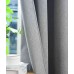 Комплект 2бр. 100% Блекаут завеси с Халки  »München Dark« с Коланчета, 3 размера, Пълно Затъмняване, десен „Рибена кост“, Цвят Сив код-202410-2-004