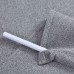 100% Затъмняваща японска стена 245х60 см. »München Dark« – за обикновена ПВЦ  или Алуминиева Релса, Цвят Сив код-202410P-002