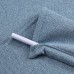 100% Затъмняваща японска стена 245х60 см. »München Dark« – за обикновена ПВЦ  или Алуминиева Релса, Цвят Син код-202410P-006