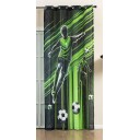Детска Завеса Панда  »Seoul Collection« с ленена текстура 245х140 см , плюс коланче, с вградени метални халки за тръбен корниз, код-2024120-007