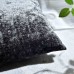 Възглавница с пълнеж 45х45 см. от шенил „Нюрнберг“ със скрит цип– мека, издръжлива и елегантна, цвят Тъмно Сив код-202420K-006
