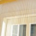 Блестящо Златно перде на ресни-конци Шанхай« с тунел за корниз, 230х100см. втъкана лурекс сребриста нишка код-20305-016