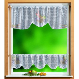 Комплект къси декоративни пердета за кухня от 2 части код-33500 23245943