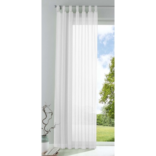 Готово перде воал, цвят Бял с перделик и уши, 175х140*225х140*245x140 см. код-61175 41022734